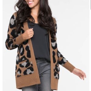 Leopard Print Cardigan
